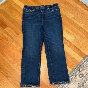 Good American High Waisted straight leg jeans/ SIZE 15